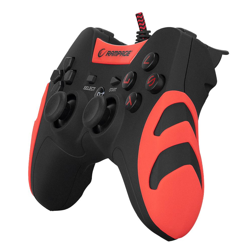 Rampage SG-R218 PS3/PC X INPUT Kırmızı USB 1.8m Joypad