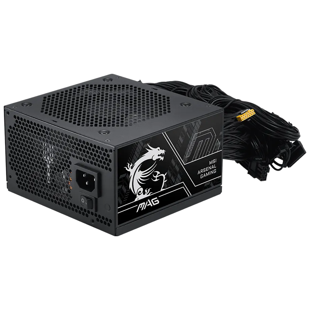 MSI MAG A750BN PCIE5 III 750W 80+ Bronze GEN 5.1 ATX 3.1 120mm Fanlı PSU