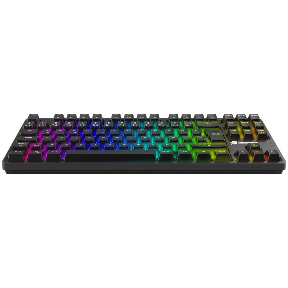 GameBooster G23B Enigma TKL Rainbow Aydınlatmalı Red Switch Siyah Mekanik Gaming Klavye