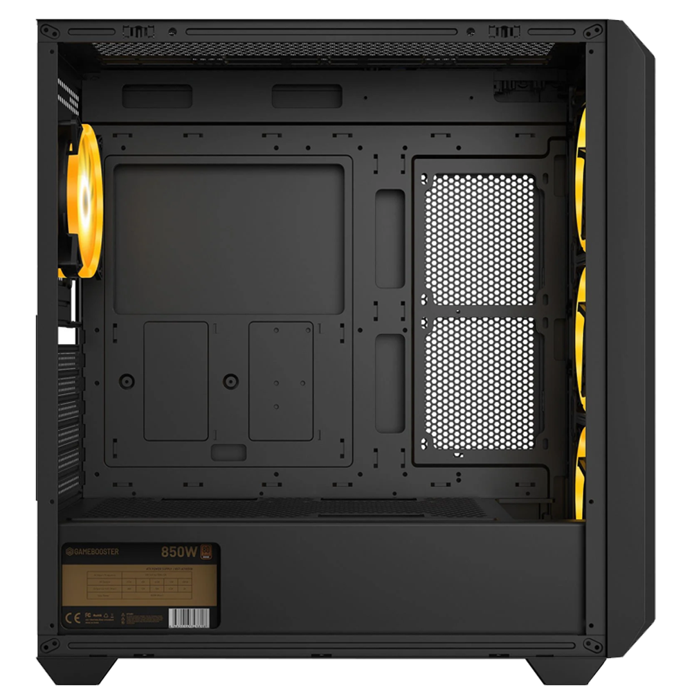 GameBooster E8501B 850W 80+ Bronze ARGB Mesh E-ATX Siyah Kasa