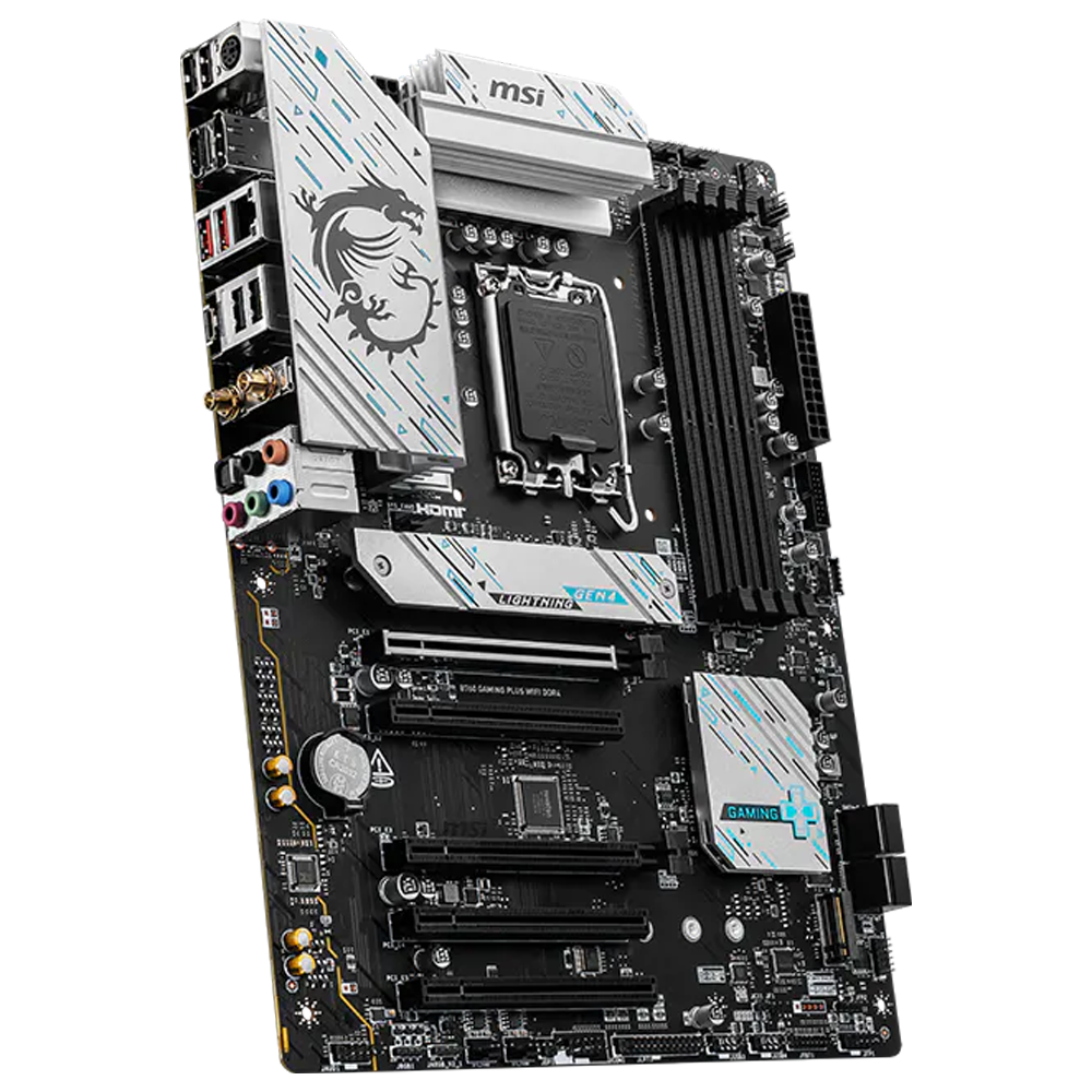 MSI B760 GAMING PLUS WIFI DDR4 5333MHz(OC) DDR4 Soket LGA 1700 M.2 HDMI DP ATX Anakart
