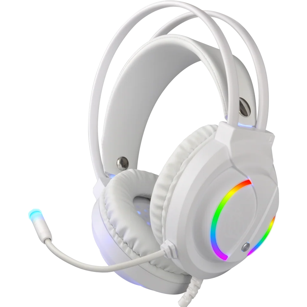 Rampage KM-GX7 FITMENT Rainbow USB Beyaz Gaming Combo Set(Gaming Klavye+Mouse+Kulaklık)