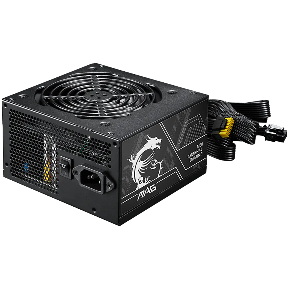 MSI MAG A650BN PCIE5 II 650W 80+ Bronze GEN 5.1 ATX 3.1 120mm Fanlı PSU