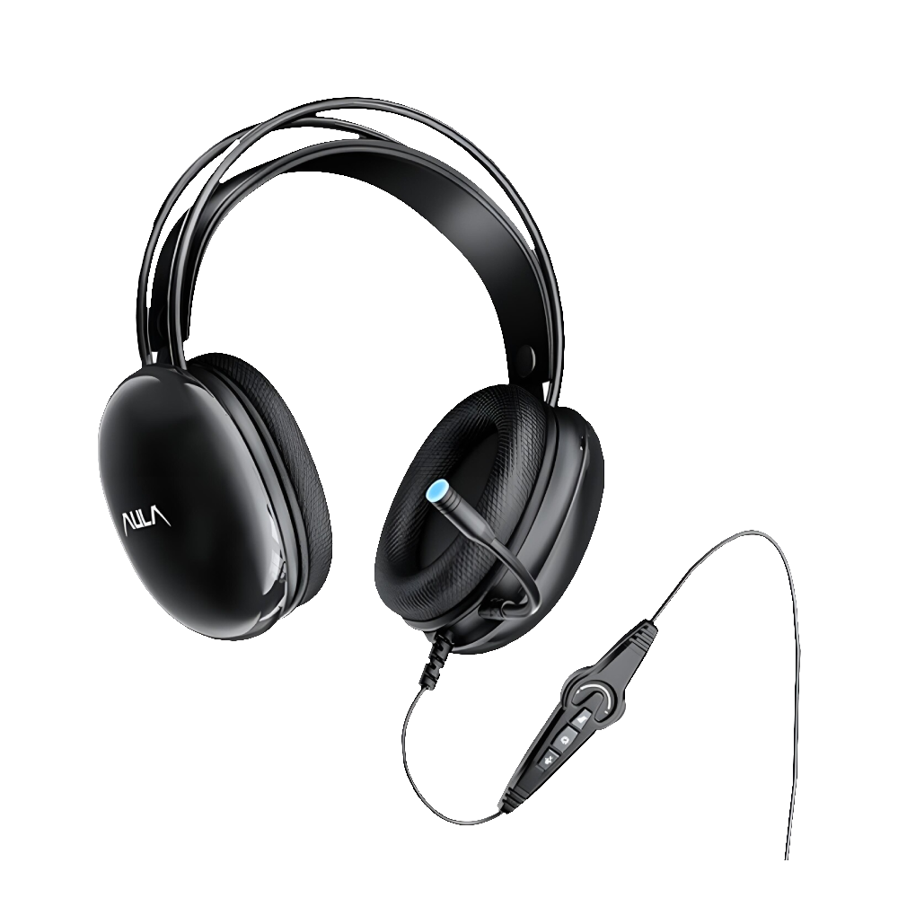 Aula S505 RGB Kablolu Siyah Gaming Kulaklık