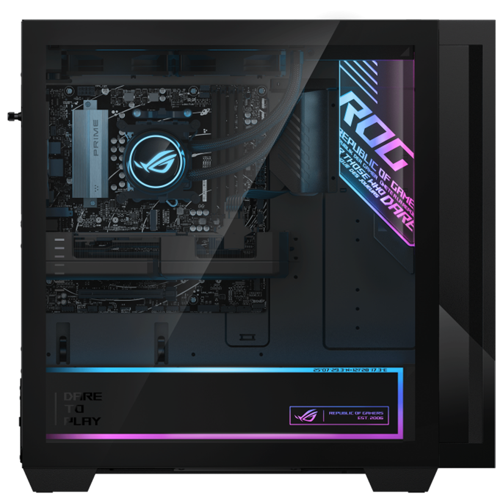 ASUS ROG G700 Ryzen 7 9800X3D 32GB DDR5 1TB SSD RTX 5070 Ti PRIME 16GB GDDR7 850W 80+ Gold PSU FreeDos Masaüstü Gaming Bilgisayar