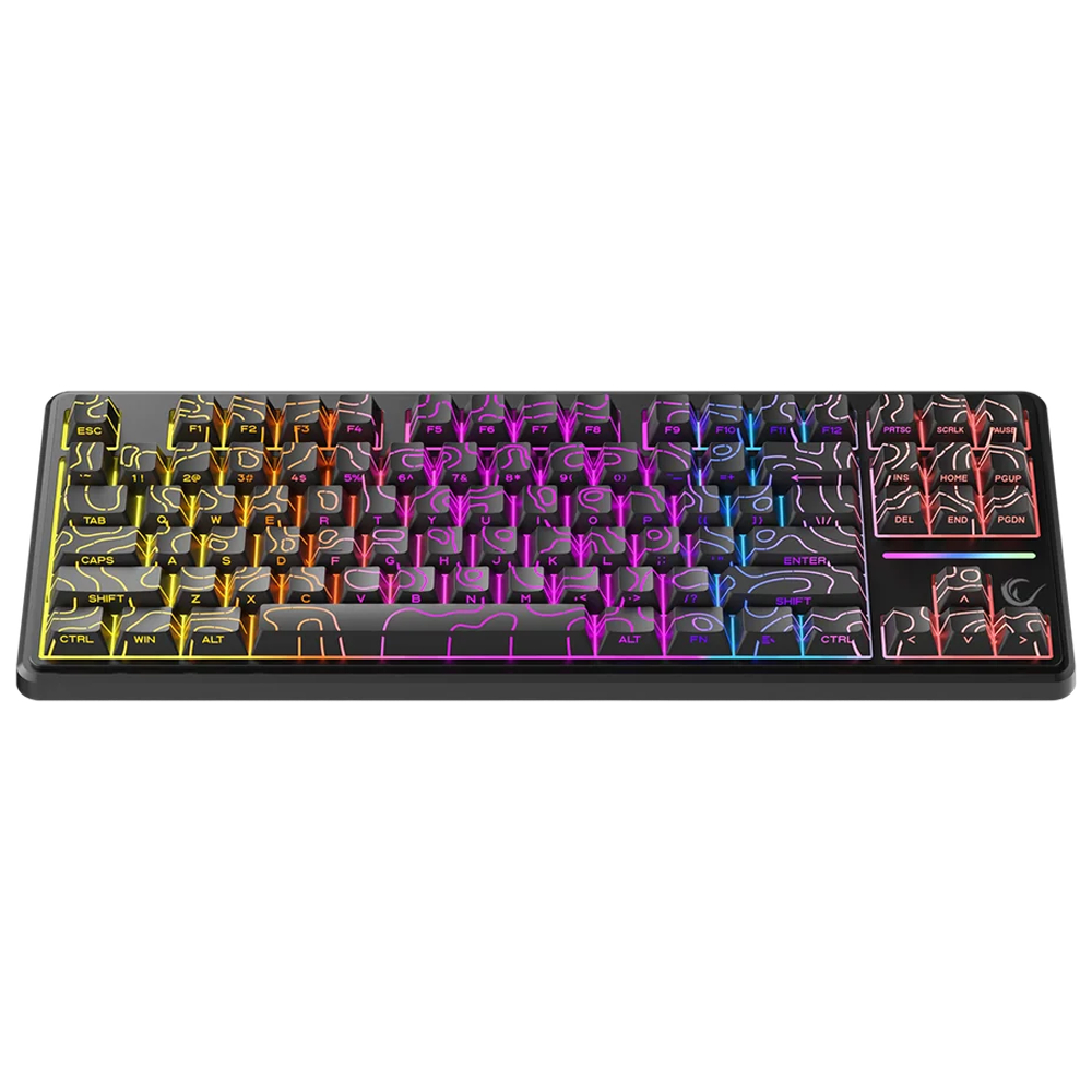 Rampage KB-R107 CRACK Membrane RGB Siyah Kablolu Gaming Klavye