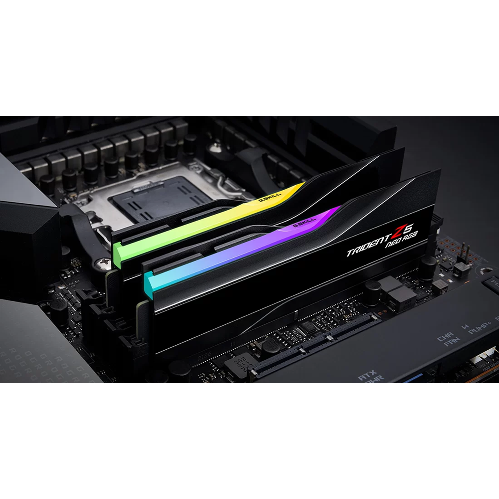 GSKILL 256GB (4x64GB) Trident Z5 Neo RGB DDR5 6000Mhz CL36 INTEL XMP/ AMD EXPO Quad Kit Ram