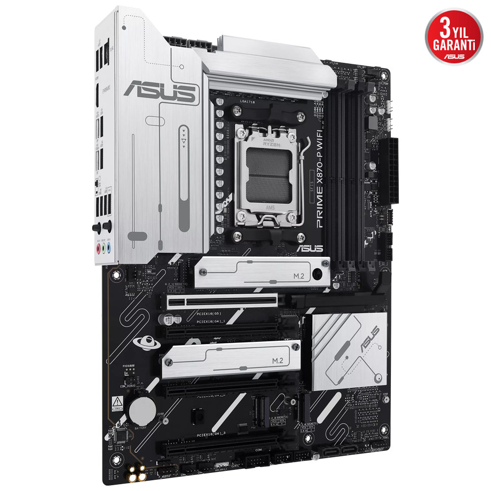 ASUS PRIME X870-P WIFI-CSM 8000MHz OC DDR5 Soket AM5 M.2 HDMI ATX Anakart