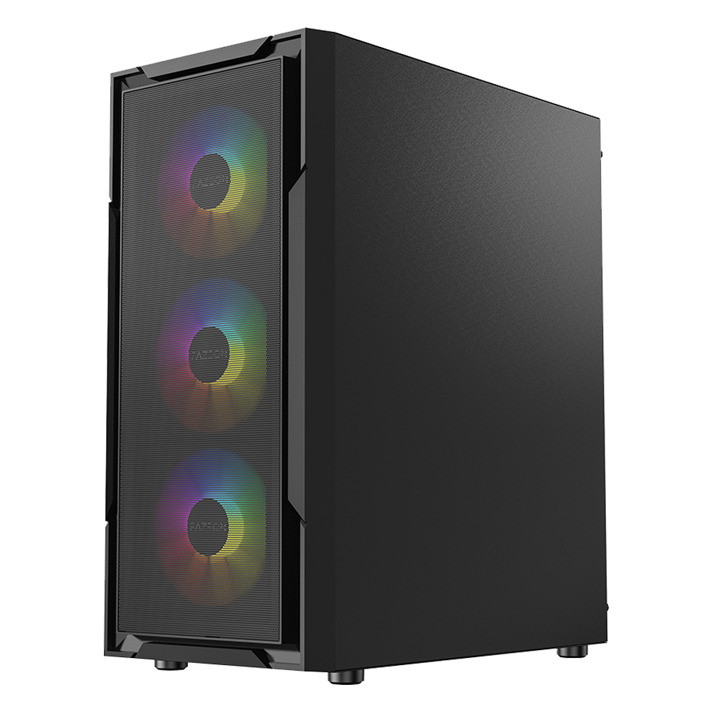 FAZEON F11 650W 80+ Bronze Tempered Glass Mesh 4x RGB Fanlı USB 3.0 Siyah ATX Bilgisayar Kasası