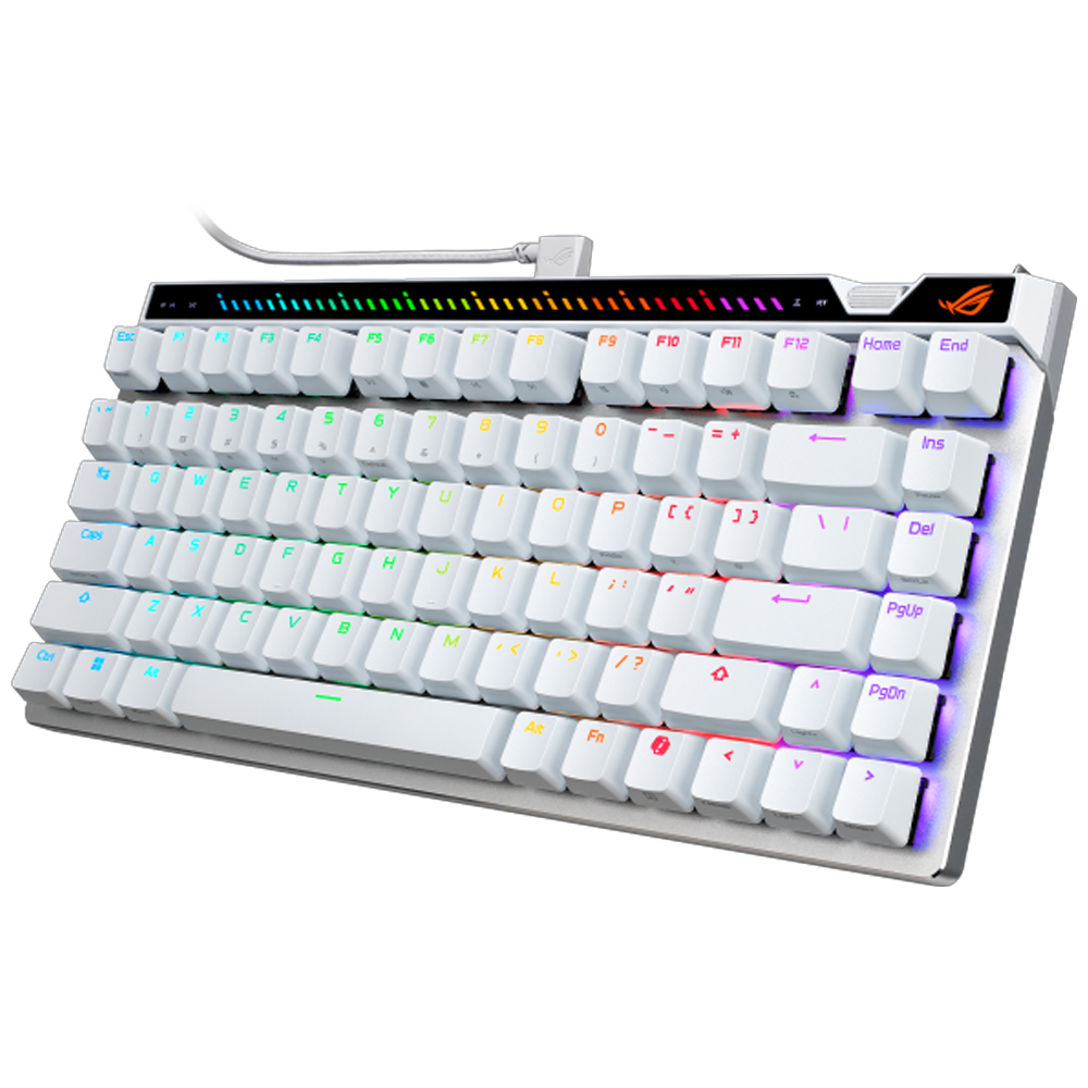 ASUS ROG FALCHION ACE 75 HE ROG HFX V2X Magnetic Switch Mekanik Kablolu Beyaz Gaming Klavye