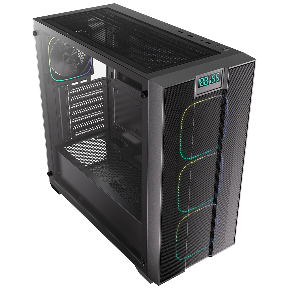 BitFenix IT200 750W 80+ Bronze ATX 3.1 Tempered Glass FRGB Siyah ATX Mid Tower Kasa