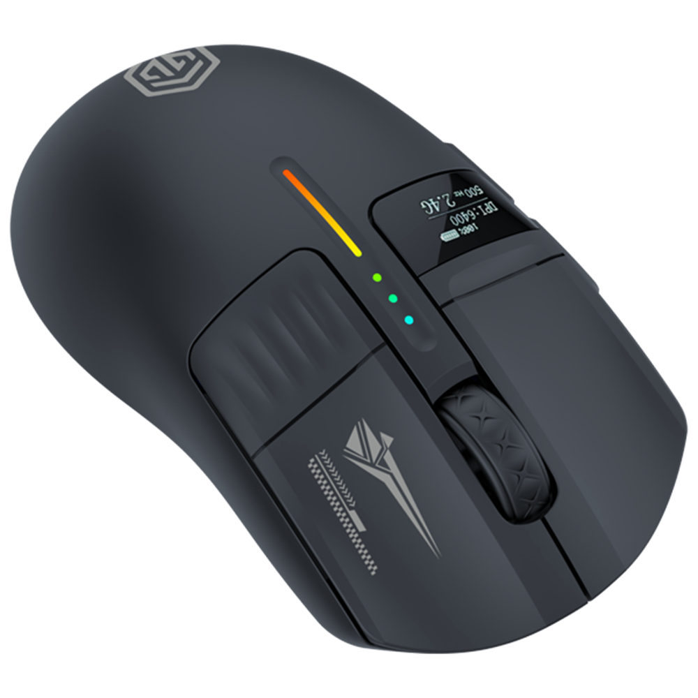 GameBooster Sway PAW3311 24000 DPI Oled Siyah Kablosuz Gaming Mouse