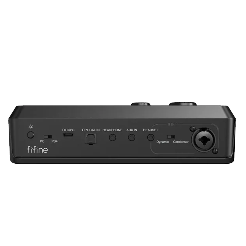 Fifine Ampligame SC8 USB Oyuncu Ses Mikseri