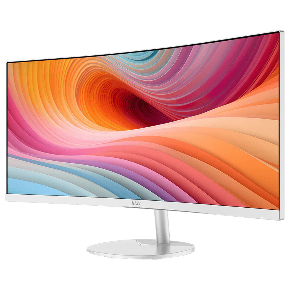 MSI PRO MP341CQW E12 34" 120Hz 4ms HDMI DP FreeSync Premium HDR Ready UWQHD VA Curved 1500R Beyaz Monitör