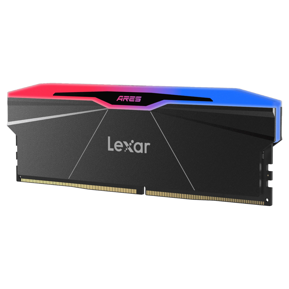 Lexar 32GB (2x16GB) ARES RGB 7600MHz CL36 XMP/ EXPO DDR5 Siyah Dual Kit Ram