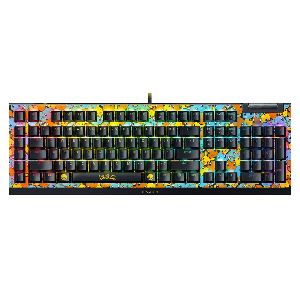 Razer BlackWidow V4 X Pokemon Edition Green Switch Kablolu Gaming Klavye