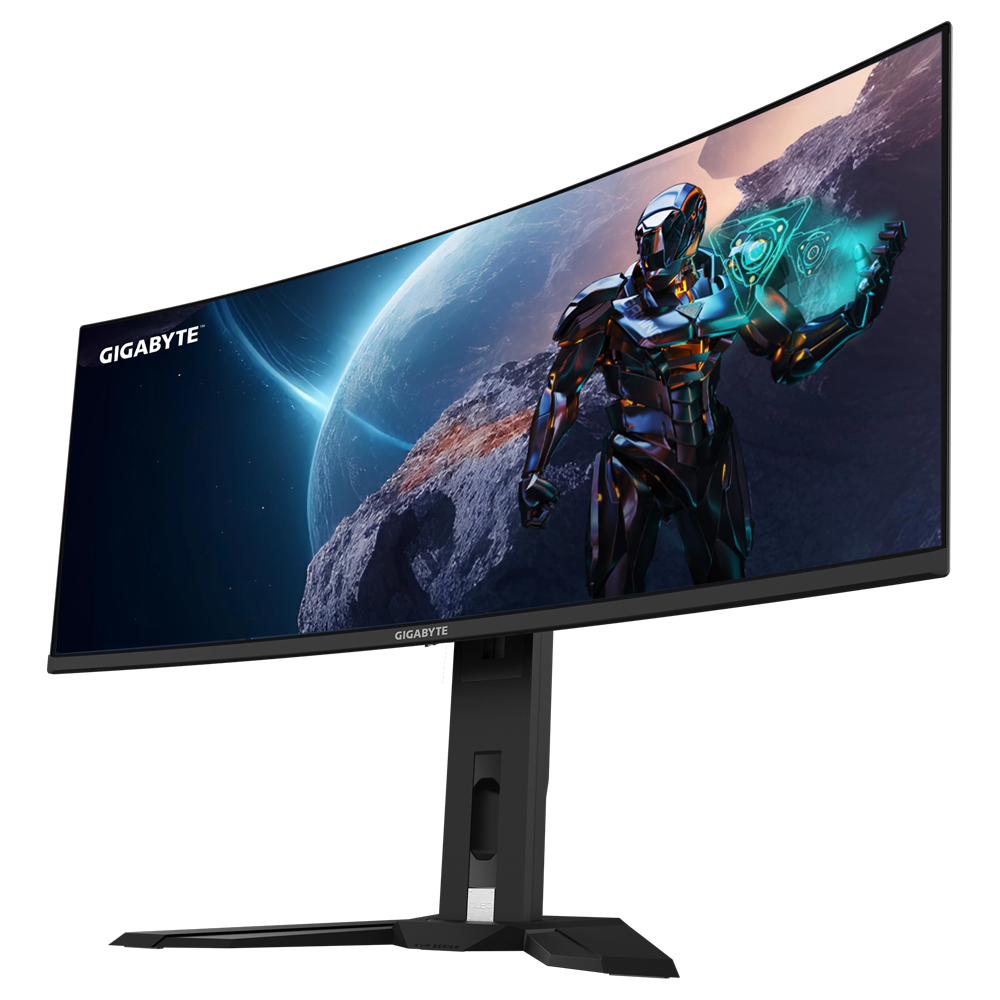 GIGABYTE AORUS MO34WQC 34" 175Hz 0.03ms HDMI DP USB3.2 Type-C KVM HDR400 WQHD QD-OLED Curved 1800R Gaming Monitör