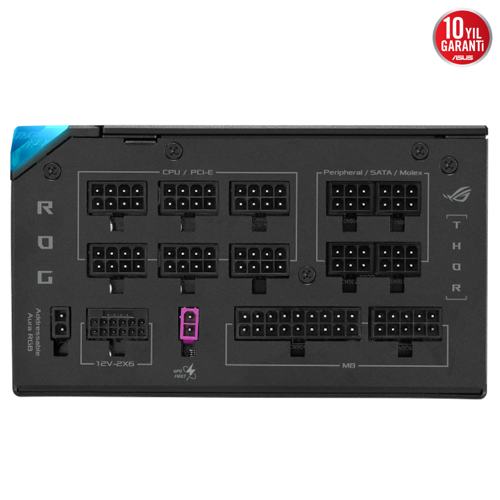 ASUS ROG THOR 1000P3 ROG Equalizer 1000W 80+ Platinum ATX 3.1 Gen 5.1 Full Modüler PSU