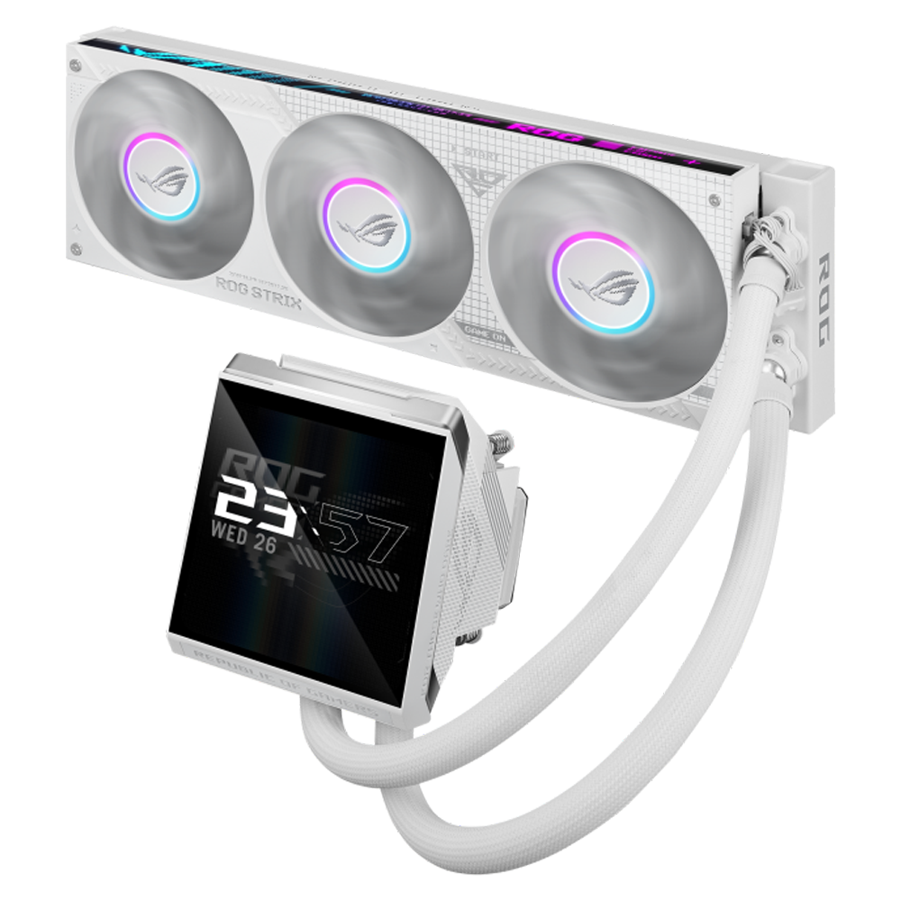 ASUS ROG STRIX LC IV 360 ARGB LCD 360mm Beyaz İşlemci Sıvı Soğutucu