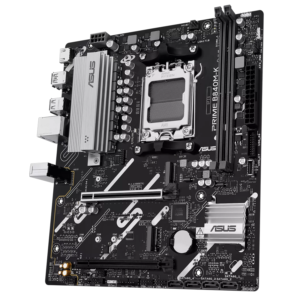 ASUS PRIME B840M-K 8000MHz OC DDR5 Soket AM5 M.2 HDMI mATX Anakart