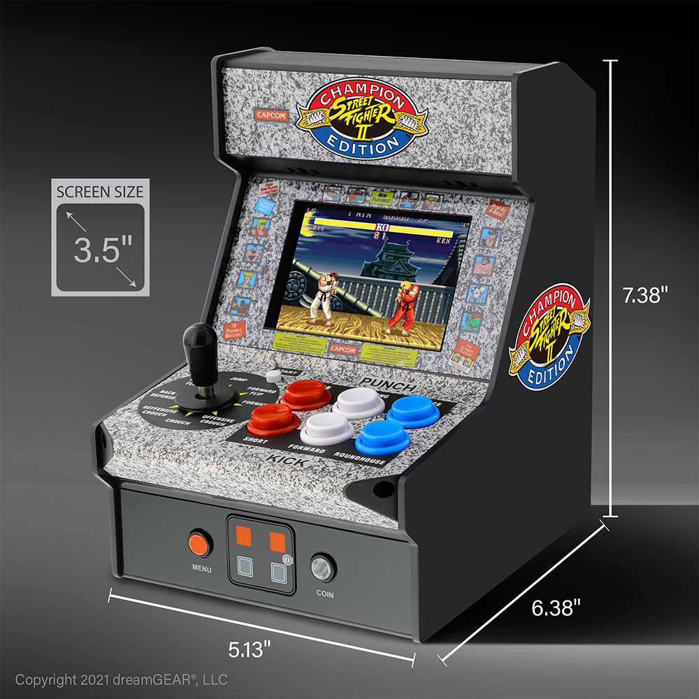 My Arcade Street Fighter 2 Champion  Retro Oyun Konsolu 19cm  