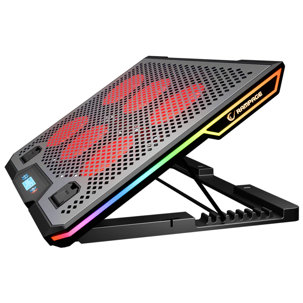 Rampage BLIZZARD R7 RGB 13-15.6'" 6 Fanlı LCD Notebook Soğutucu Stand
