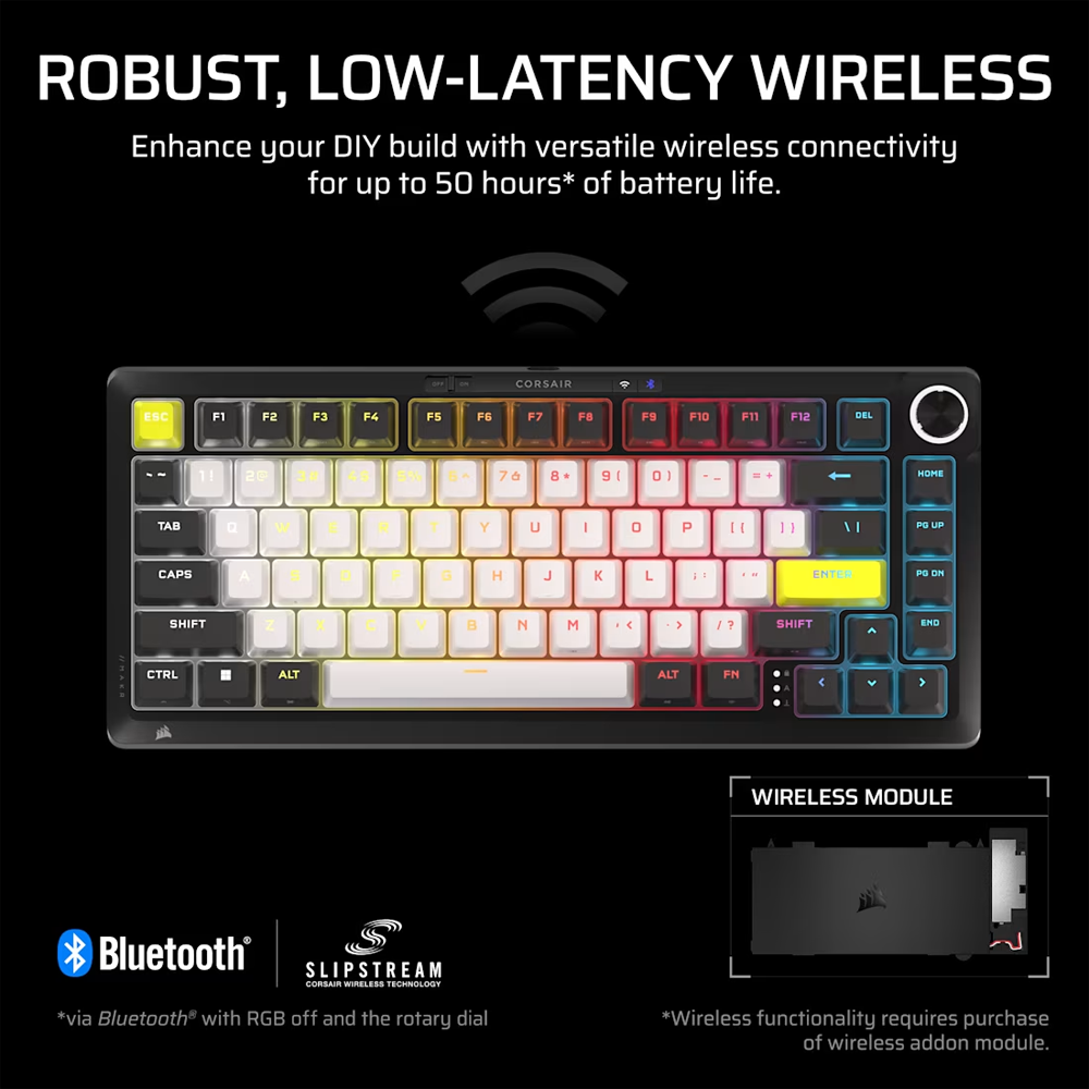 CORSAIR MAKR PRO 75 Manyetik Switch 8000Hz RGB Kablolu Gaming Klavye