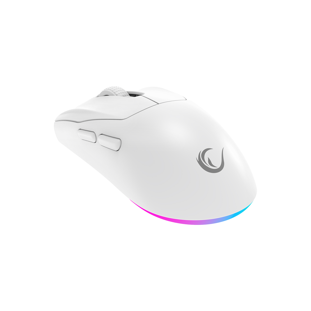 Rampage PROTE M5 PRO Kablosuz Beyaz RGB Ledli Şarjlı 26000 DPI Gaming Mouse