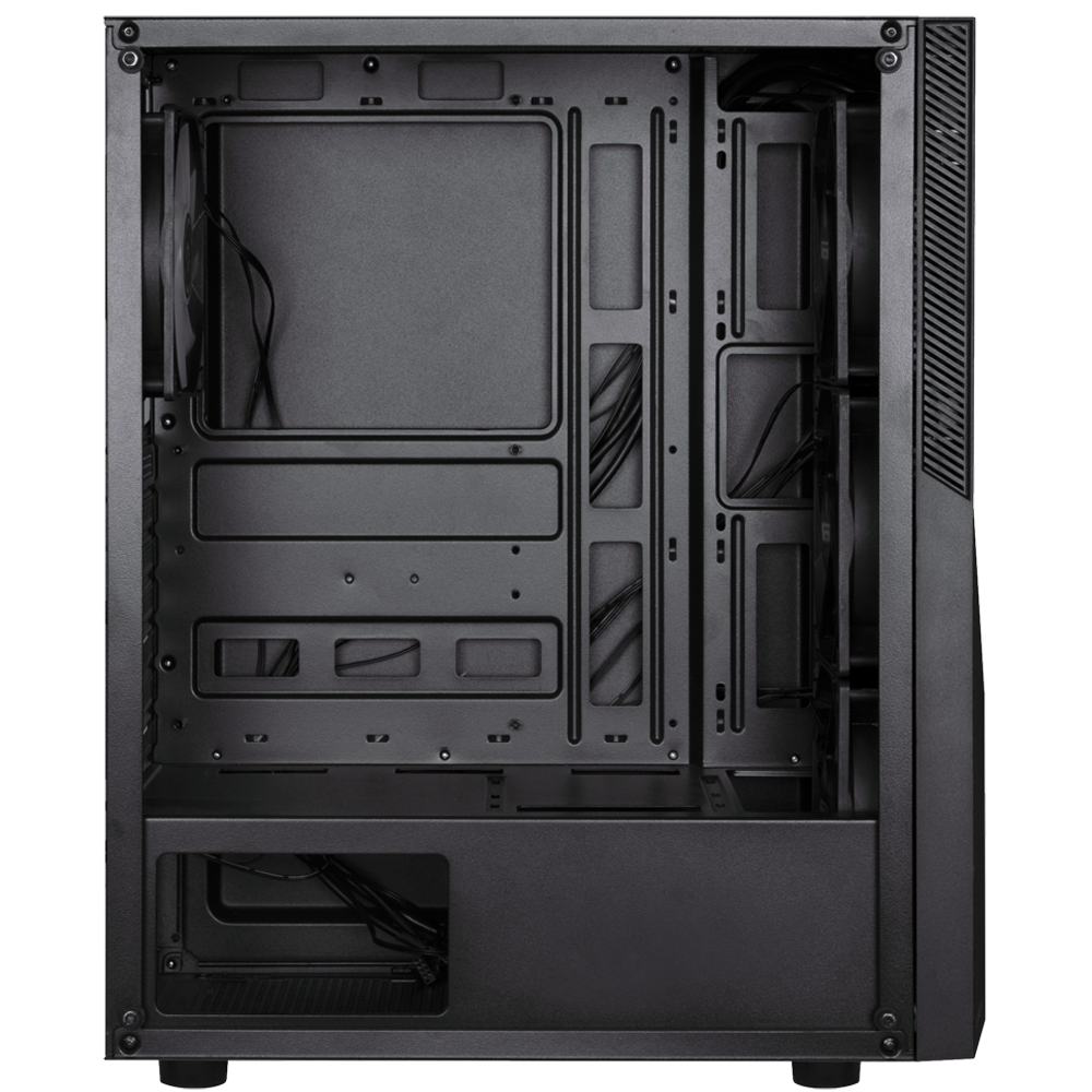 BitFenix C20 650W 80+ Beyaz PSU Tempered Glass FRGB USB 3.0 Mesh ATX Mid Tower Siyah Kasa