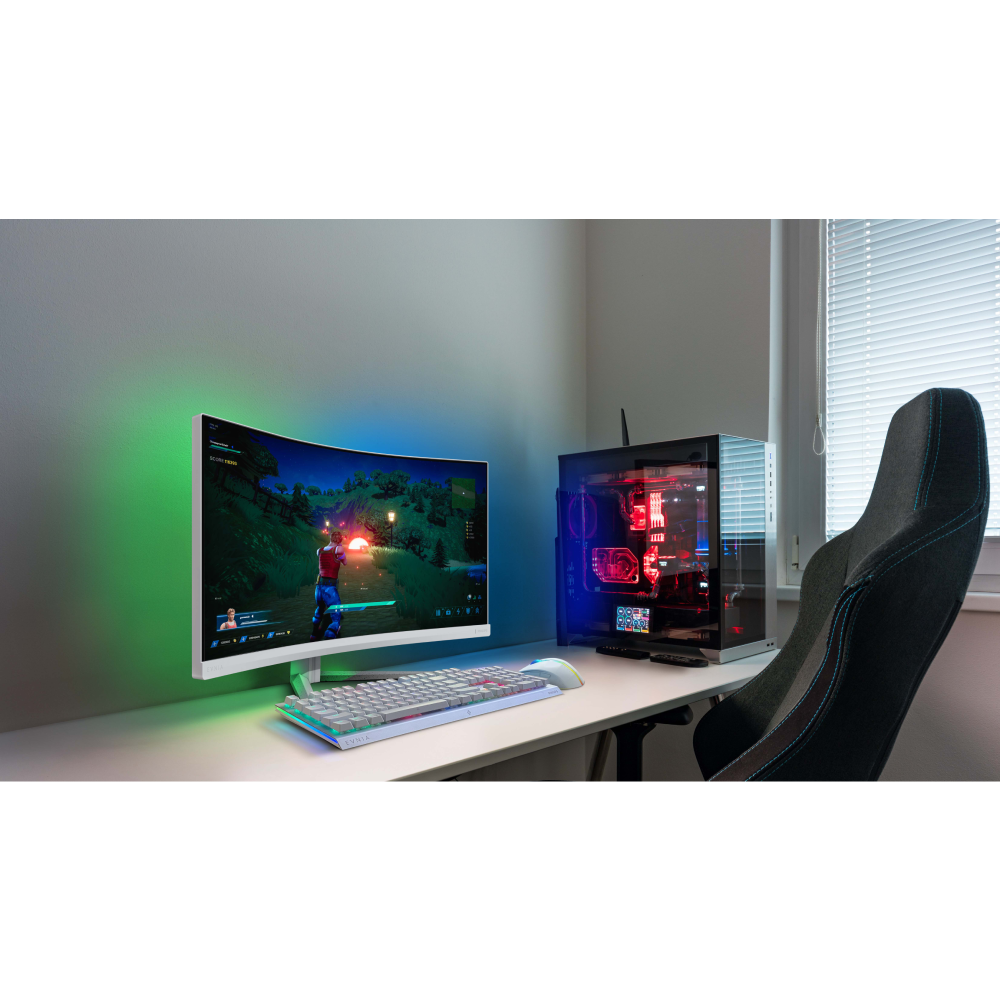 Philips Evnia 34M2C5501A/00 32" 180Hz 1ms HDMI DP Free Sync Premium HDR400 WQHD VA Ambiglow Curved Gaming Monitör