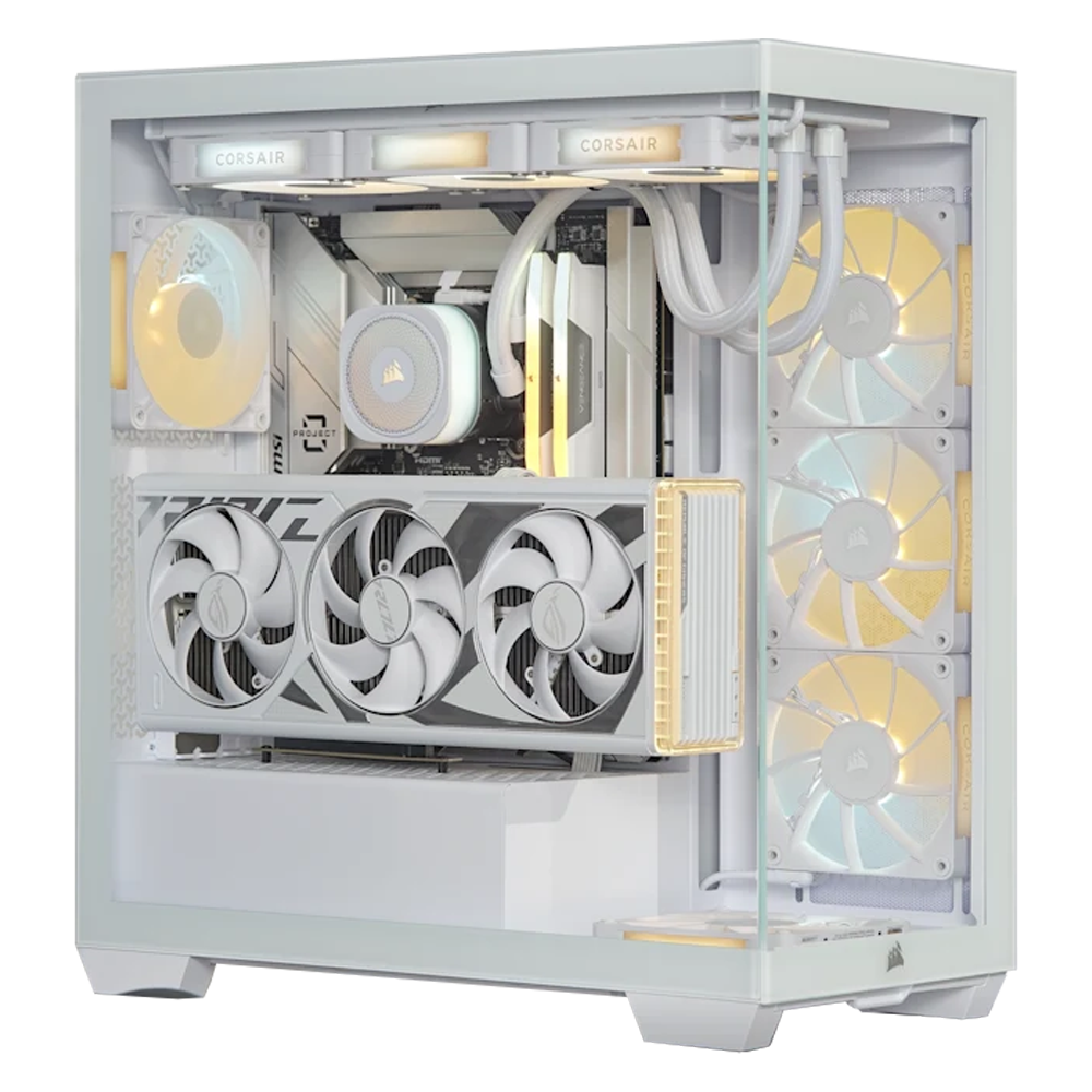 CORSAIR 3500X Tempered Glass USB 3.2 Type-C Beyaz Mid Tower ATX Kasa görsel 1