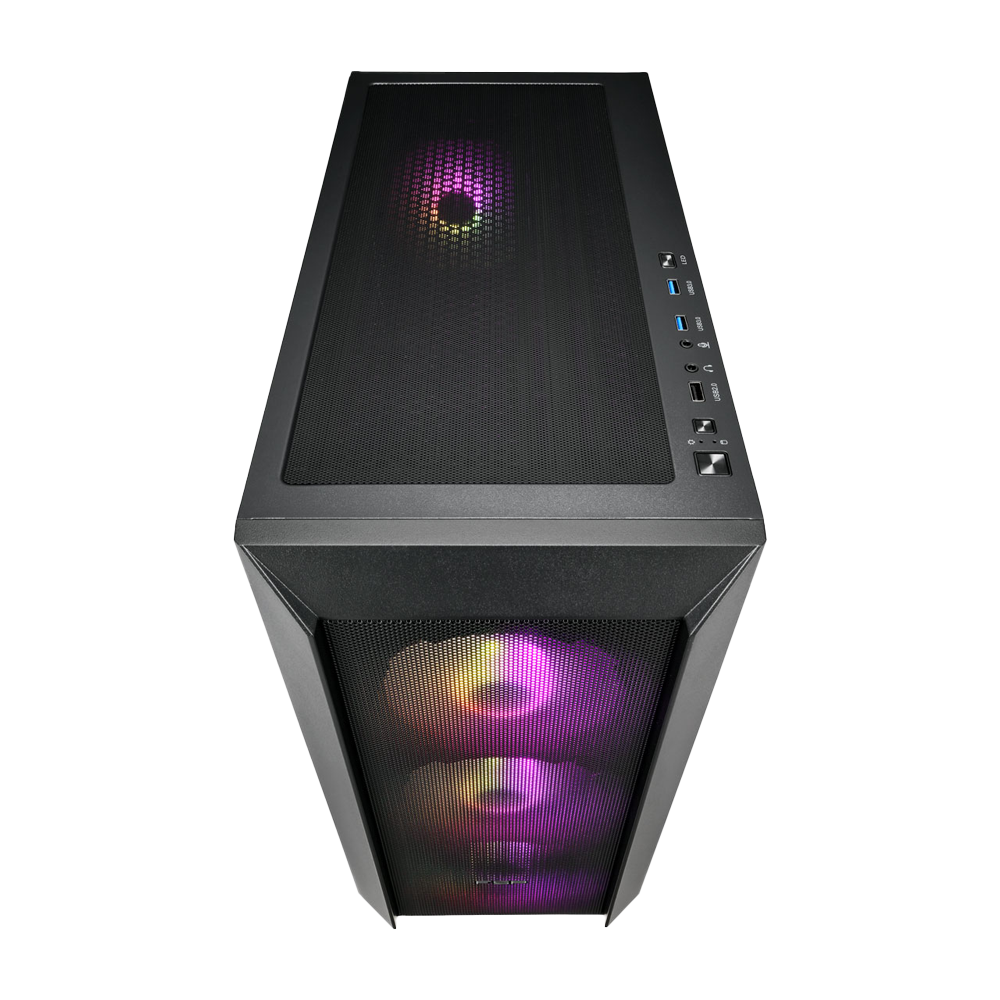 FSP CMT318 Tempered Glass USB 3.0 Tempered Glass Rainbow E-ATX Kasa + FSP 750W PSU