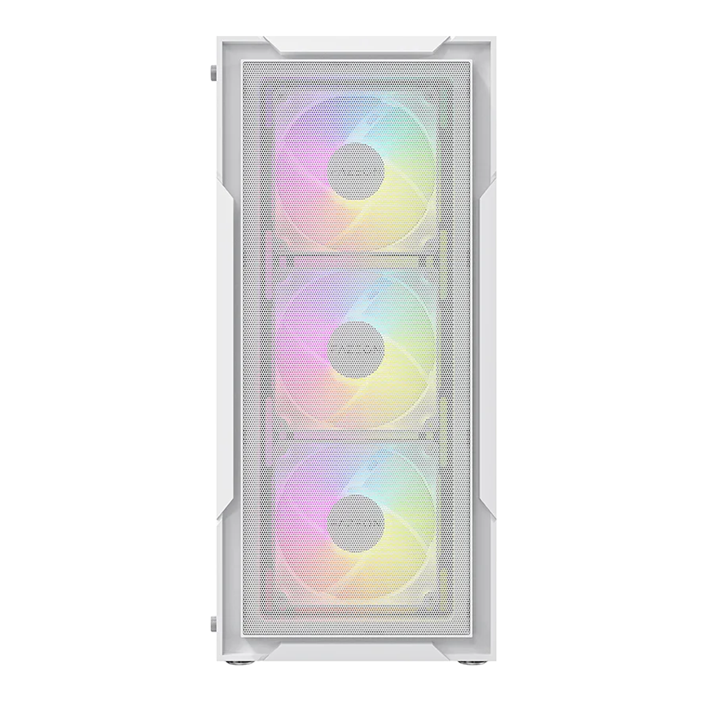 FAZEON F11 750W 80+ Bronze Tempered Glass Mesh 4x RGB Fanlı Beyaz ATX Bilgisayar Kasası