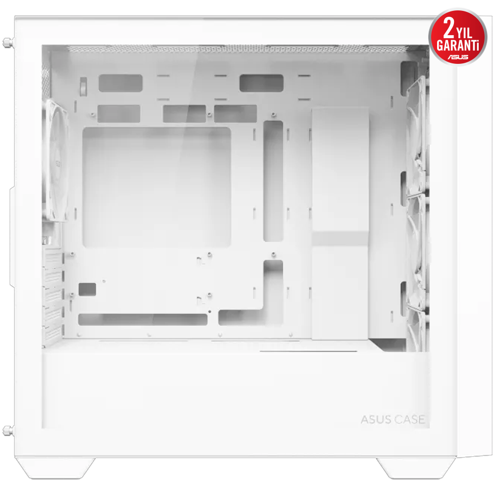 ASUS A21 PLUS 750W 80+ Gold Tempered Glass ARGB Beyaz USB 3.2 mATX Kasa