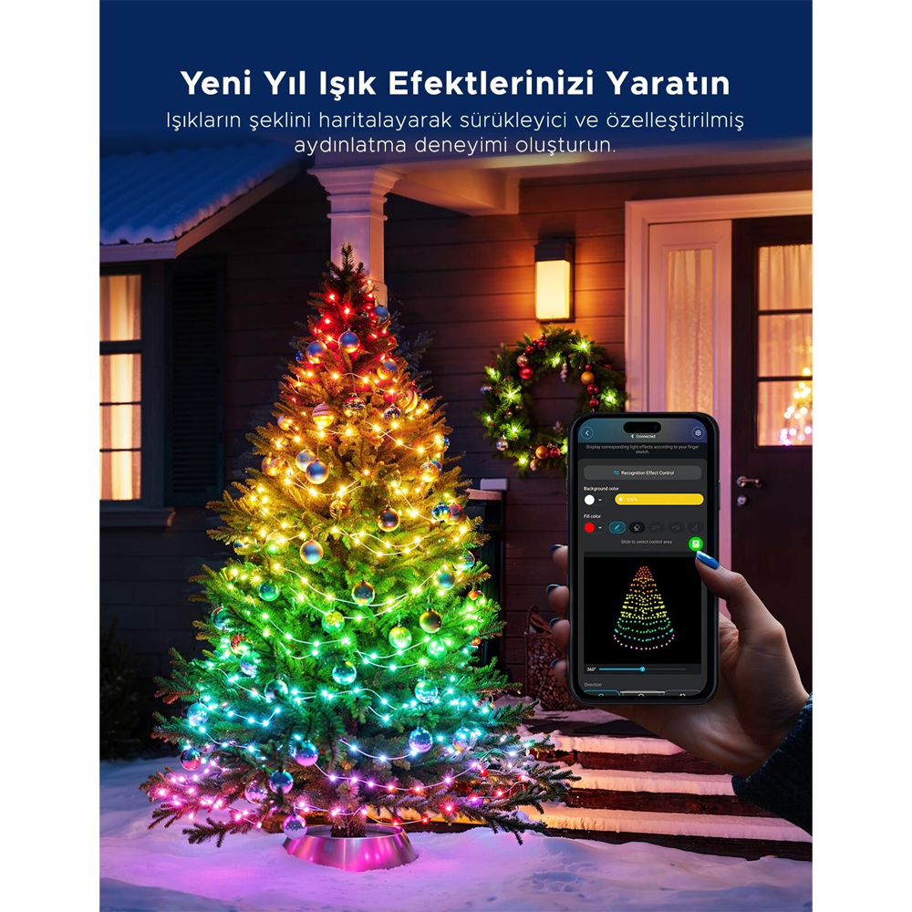 Govee 20 Metre Yılbaşı Ağacı Aydınlatması 2S