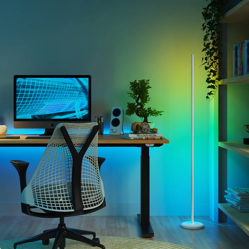 Nanoleaf RGBW Beyaz Dikey Yer Lambası Aydınlatma