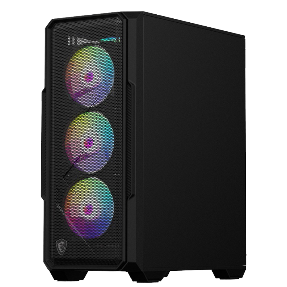 MSI MAG FORGE 151A B75 750W 80+ Bronze Tempered Glass RGB Siyah ATX Bilgisayar Kasası