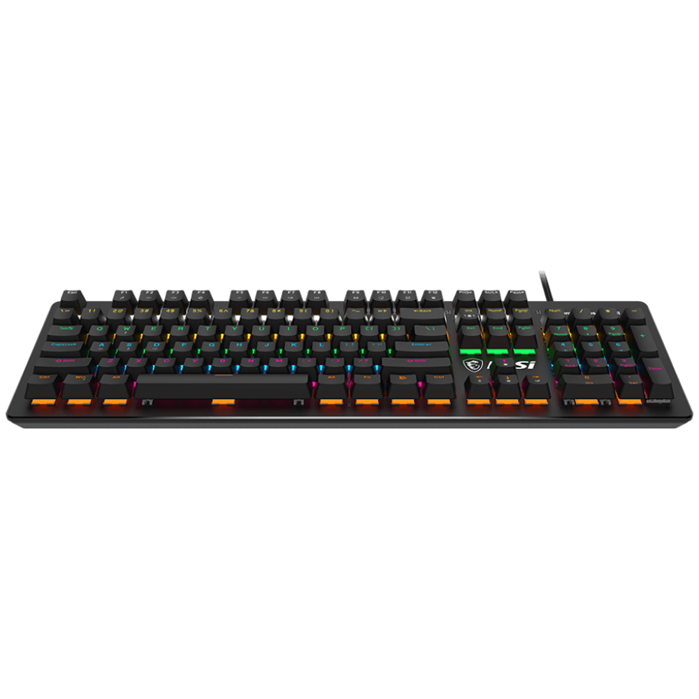 MSI FORGE GK300 Red Switch RGB Mekanik Türkçe Kablolu Gaming Klavye