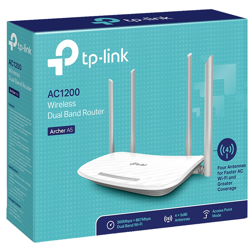 TP-LINK ARCHER A5 AC1200 Wireless Dual Band Router