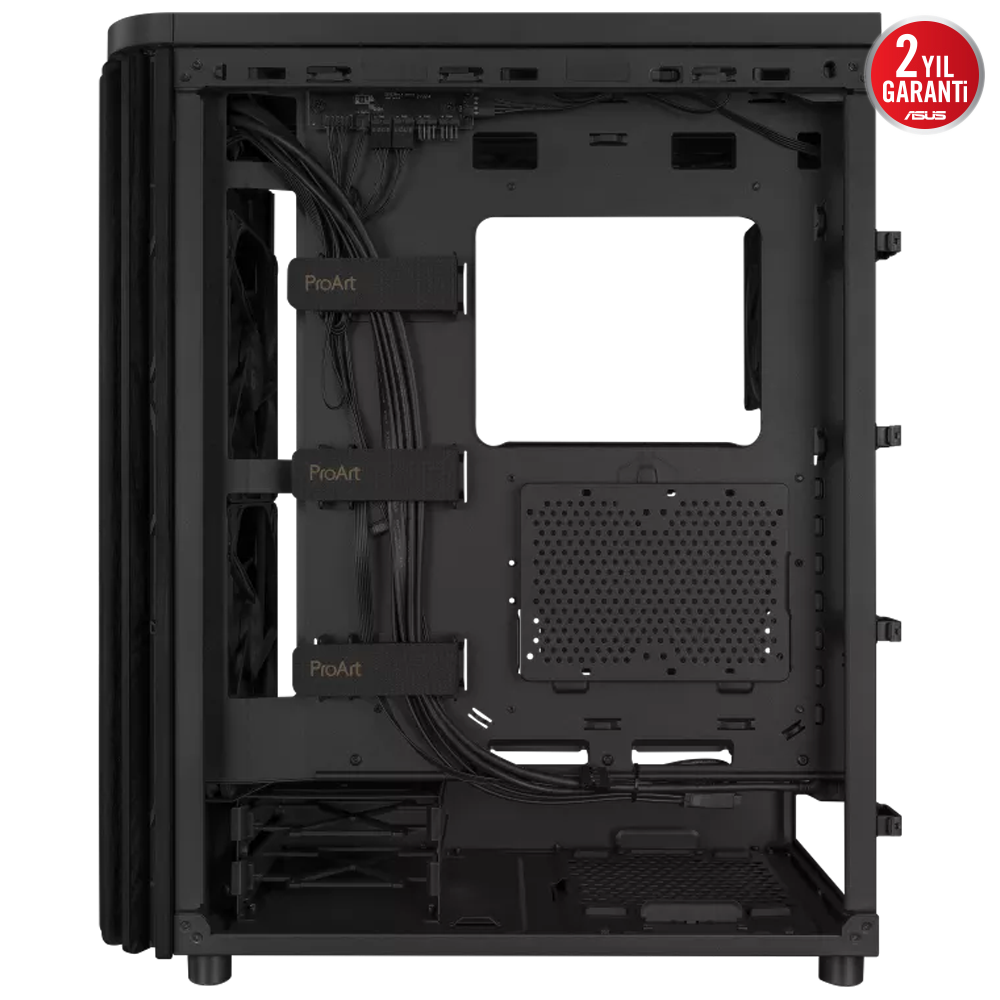 ASUS ProArt PA401 Wood Edition USB 3.2 USB C Metal Panel ATX Mid Tower Kasa