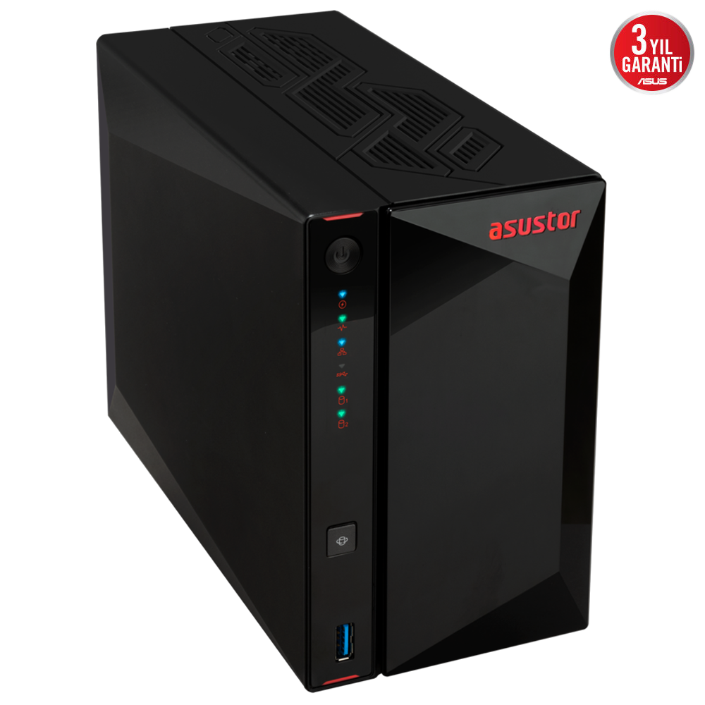 ASUSTOR NIMBUSTOR 2 Gen2 4 Yuvalı Desteği NAS Depolama Genişletici