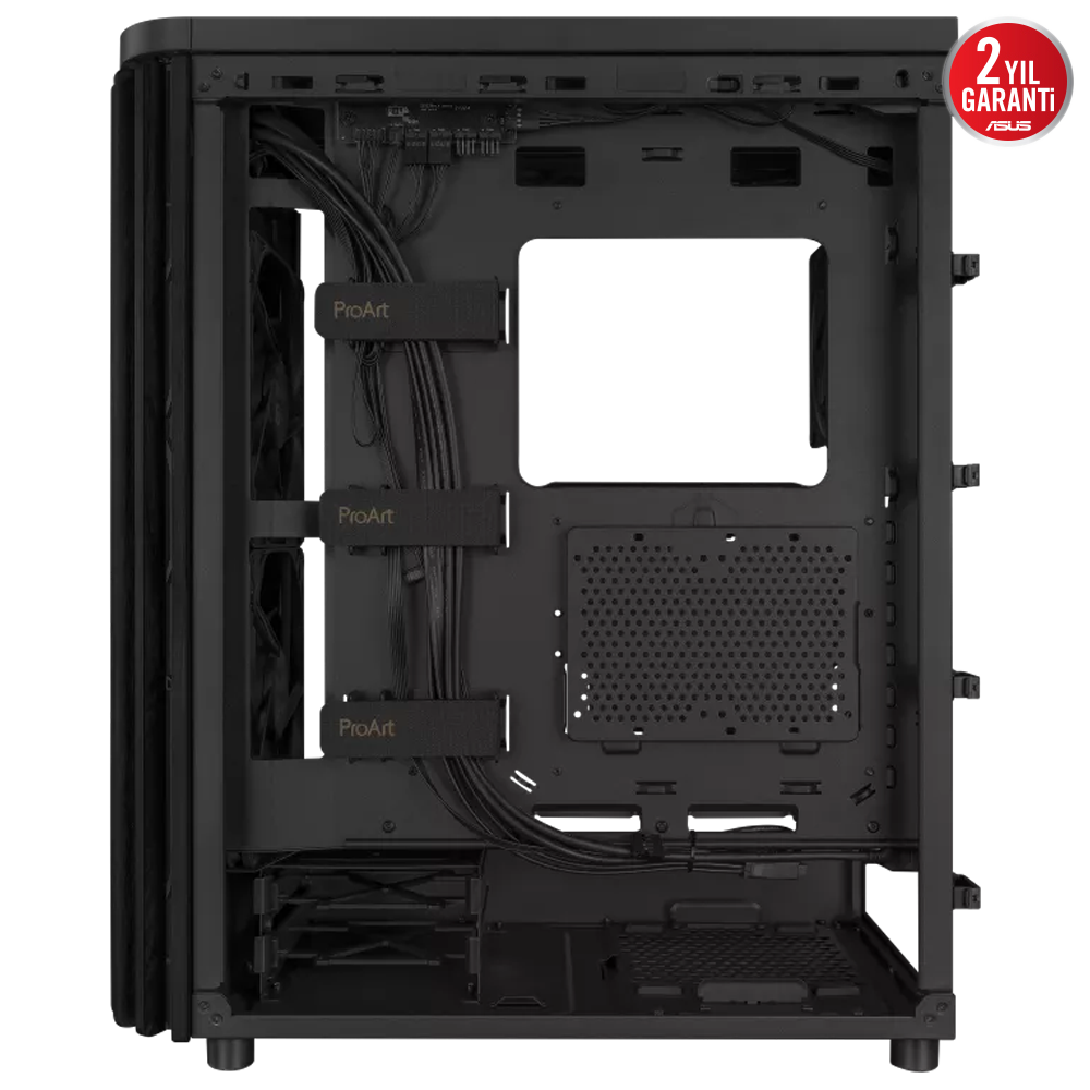 ASUS ProArt PA401 Wood Edition USB 3.2 USB C Tempered Glass ATX Mid Tower Kasa
