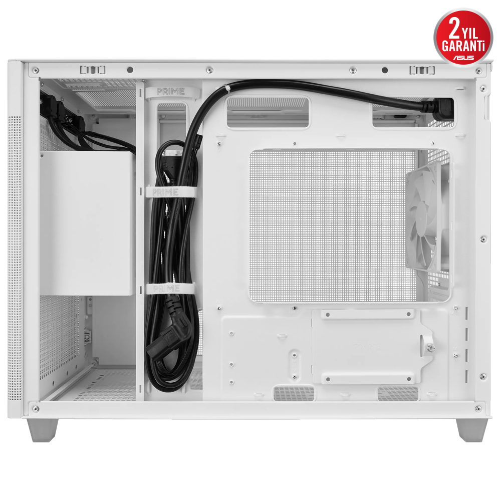 ASUS Prime AP201 USB 3.2 Mesh Beyaz MicroATX Kasa