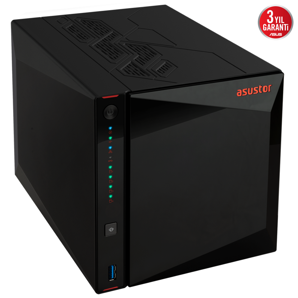ASUSTOR NIMBUSTOR 4 Gen2 4 Yuvalı Desteği NAS Depolama Genişletici