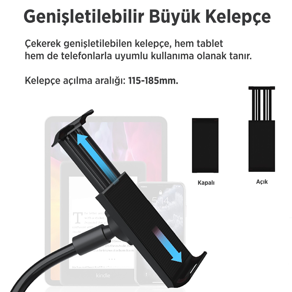 Juo 360 Ayarlanabilir Tablet ve Telefon Tutucu Stand