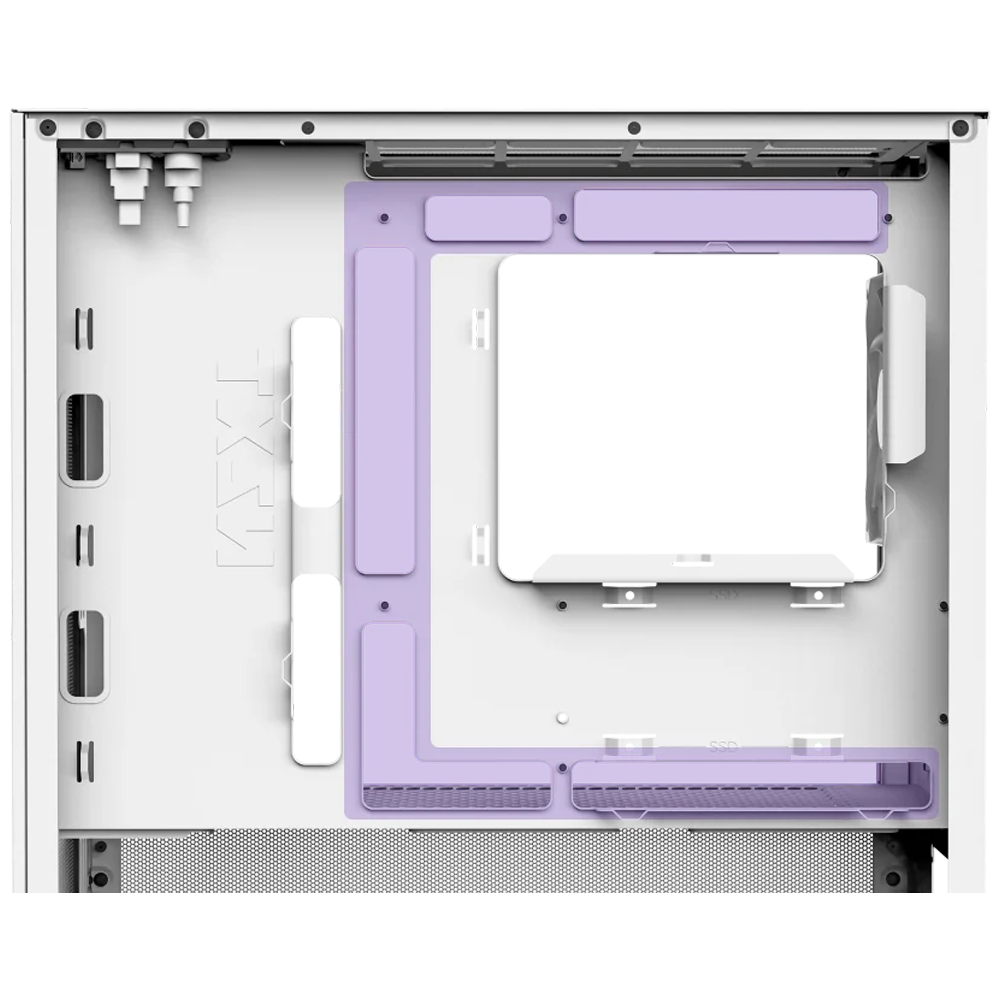 NZXT H3 Flow Edition 750W 80+ Bronze USB 3.2 USB-C Beyaz mATX Kasa