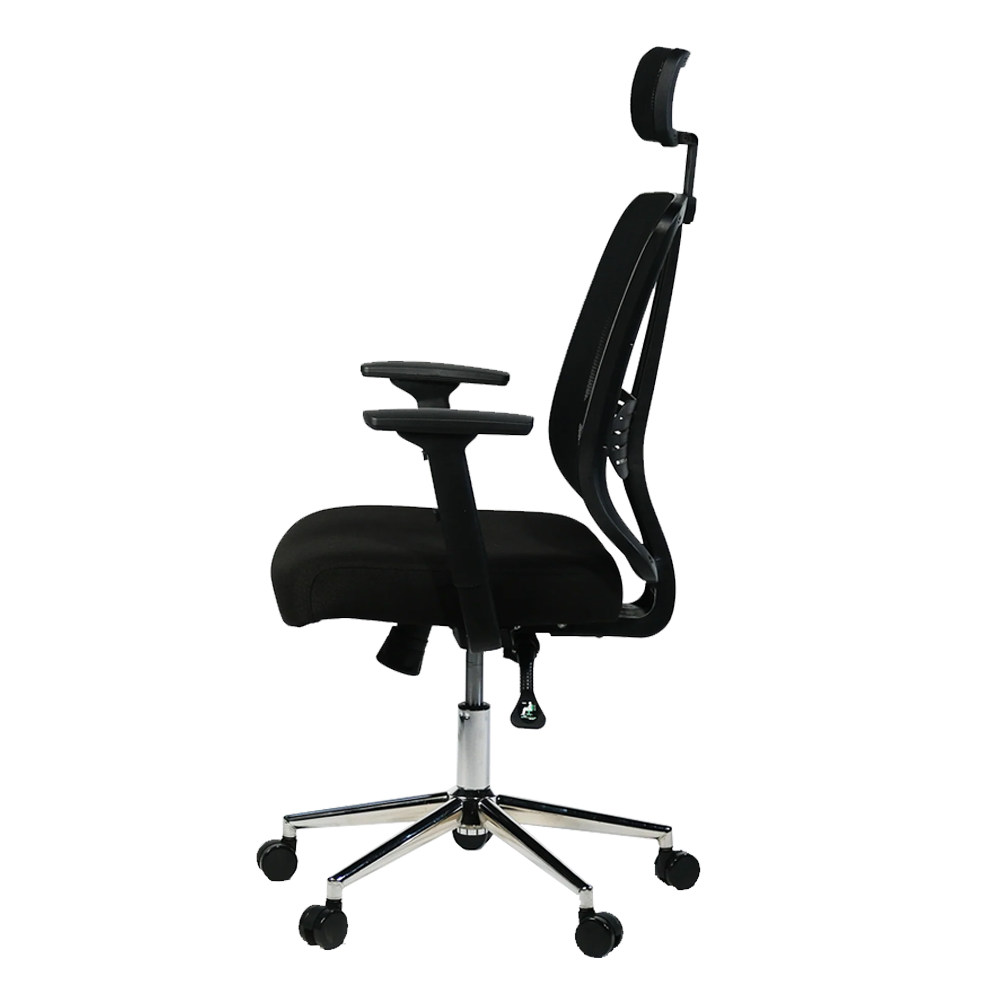Pixel Hero Fileli Siyah Ergonomik Ofis Koltuğu