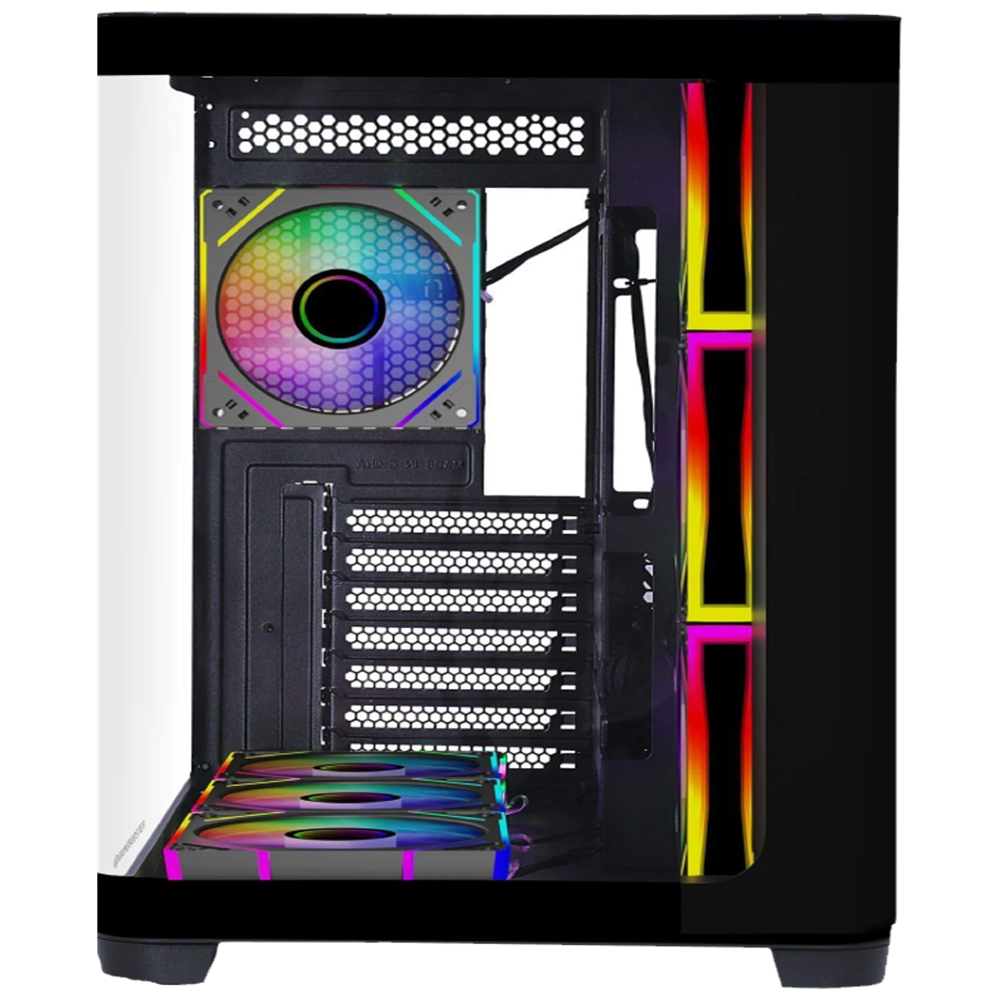 GameBooster GB-G2852B SeaView ARGB Type-C 3.1 ATX Mid Tower Siyah Kasa
