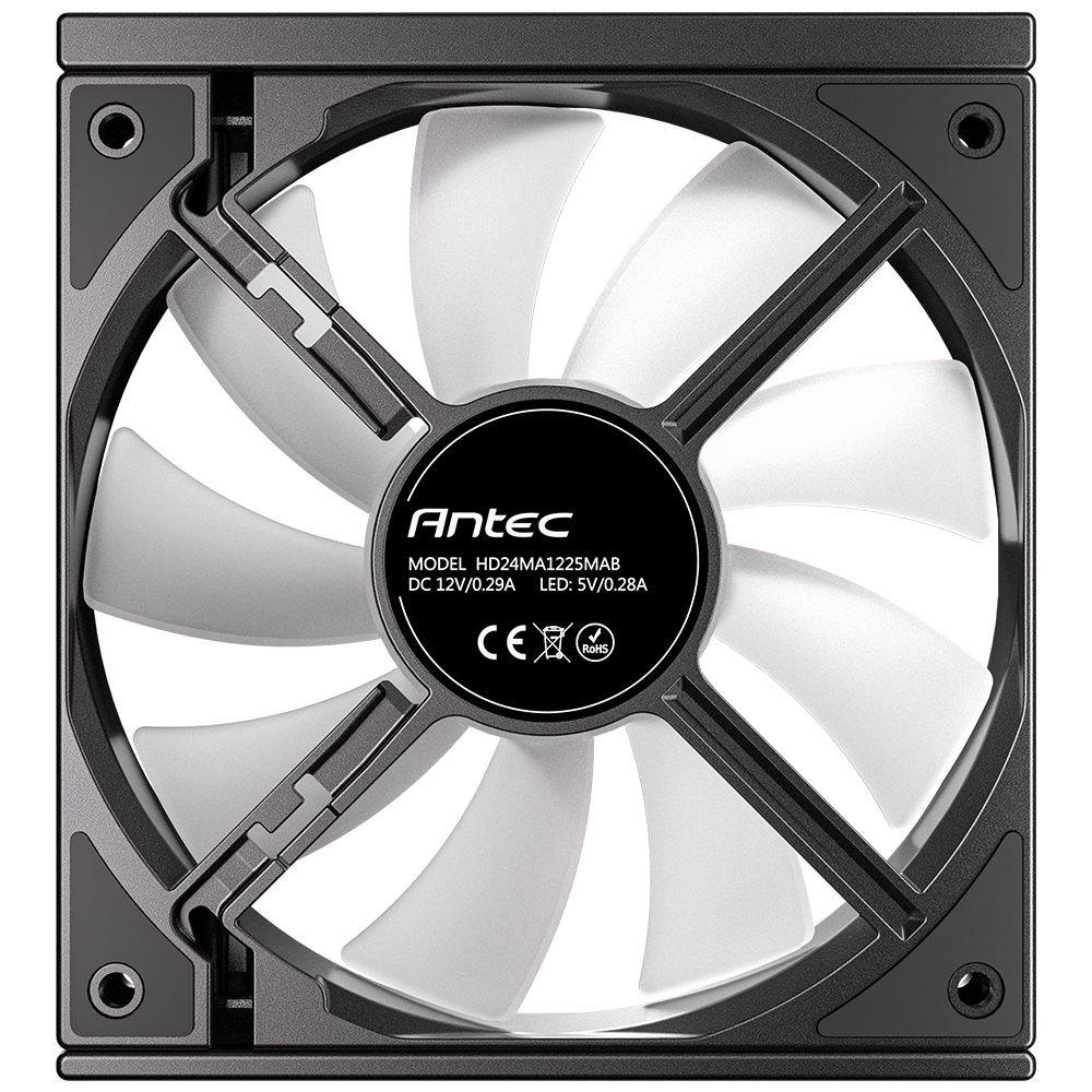 Antec C120 120mm ARGB Üçlü Siyah Kasa Fanı