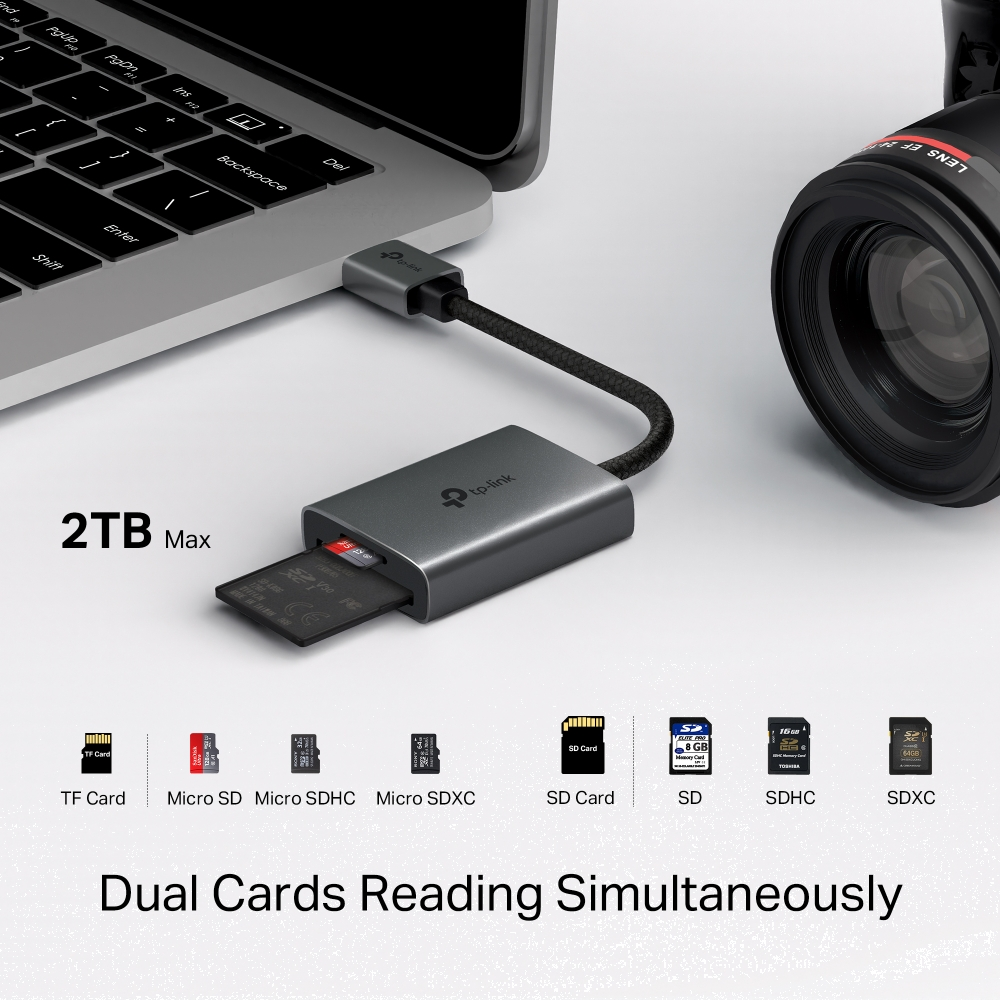 TP-LINK UA430 USB3.0 SD MicroSD 3.0 Kart Okuyucu